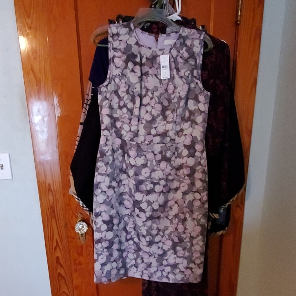 Flowered dress lined 100% polyester and lining